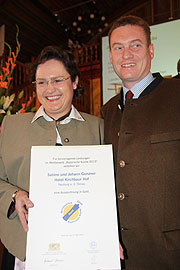 Sabine und Johann Gunzner, Hotel Kirchbaur Hof, Neuburg a.d. Donau (©Foto: Martin Schmitz)